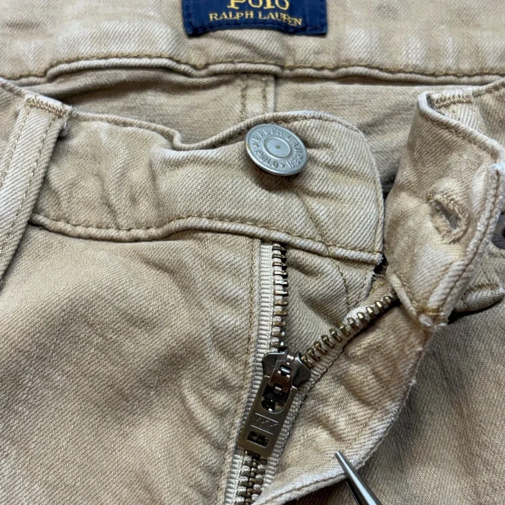 Polo Ralph Lauren‎ Mens Slim Fit Khaki Tan Twill 5-Pocket Pants 31x30.5